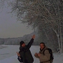 Winterwandeling (21 dec) Waalwijk --> 's-Hertogenbosch met Jeroen en Paul. Langs het Drongelens kanaal.