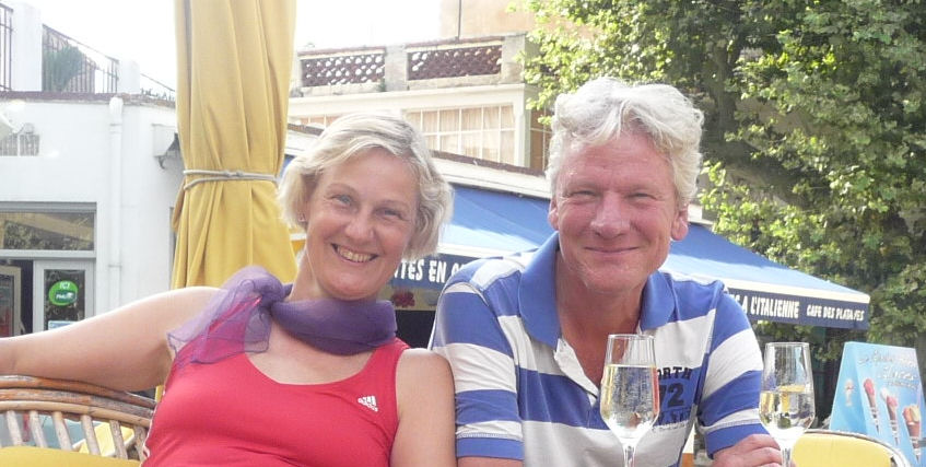 Ivonne en Ton in Frankrijk, 2011