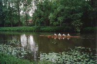 roeiers op de Dommel