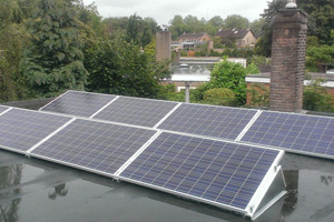Zonnepanelen op Wawona