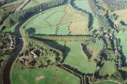 Haanwijk vanuit de lucht, uiterlijk in 2001